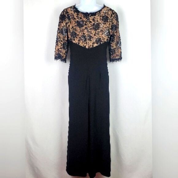 BLACK EVENING DRESS - Picture 4 of 8